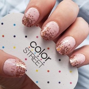 Color Street Makeup - COLOR STREET Coming Up Rose Gold Nail Strips Color Street Makeup - COLOR STREET Coming Up Rose Gold Nail Strips